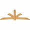Ekena Millwork Davenport Rough Sawn Timber Gable Bracket, Western Red Cedar, 84"W x 42"H x 2"D x 6"F, 12/12 Pitch GBW084X42X0206DAV00RWR - alternate 3